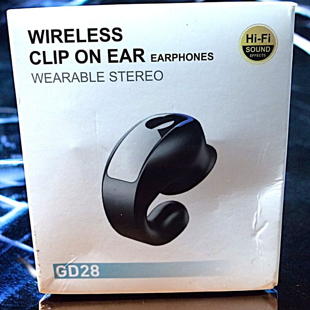 GD28 Bone Conduction Headphones Bluetooth 5.3 Ear Clip